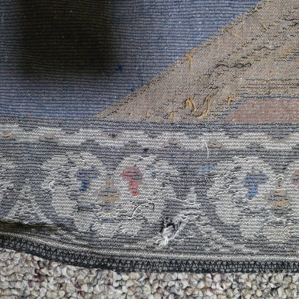 The Last Supper Vintage 60s Wall Hanging TAPESTRY Rug 47